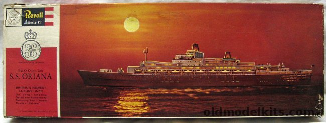 Revell 1/493 SS Oriana P&O Ocean Liner - Master Modelers Kit, H376-198 plastic model kit